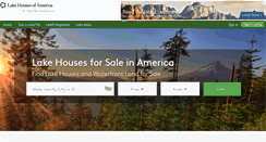 Desktop Screenshot of lakehousesofamerica.com