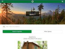 Tablet Screenshot of lakehousesofamerica.com